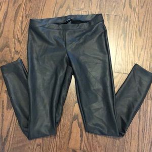Express leather leggings